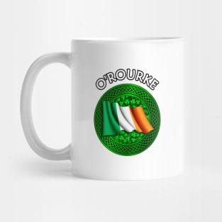 Irish Flag Shamrock Celtic Knot - O'Rourke Mug